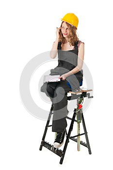 Female builder