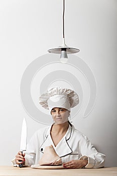 Female chef