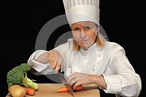 Female chef