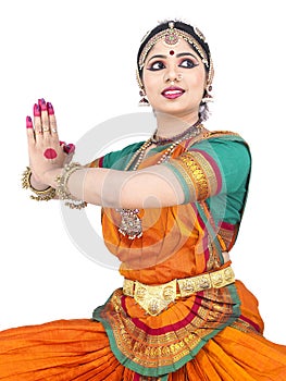 Female classical dancer from asia