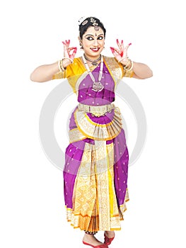 Female classical dancer from asia