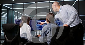 Female Computer Programmer Developing Software For Web Analysis