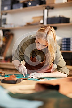 Female  Crafter in Workshop