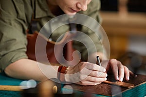 Female Craftsman Working