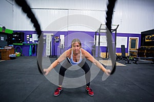 Female at Cross Training Fitness Gym