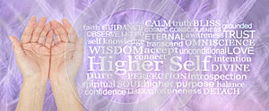 Higher Self Healing Word Cloud