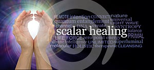 Zero Point Scalar Healing Energy Word Cloud photo