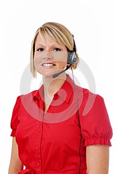 Female Customer Service Representative