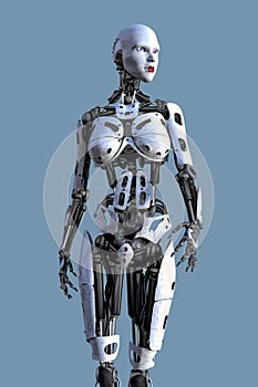 Female Cyborg Robot