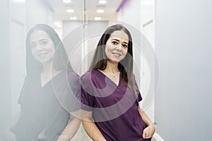 Female Dental Clinic Worker