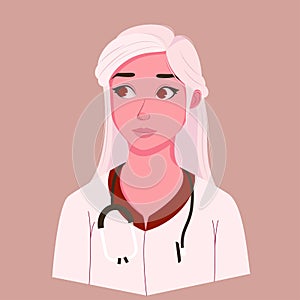 Female doctor character design
