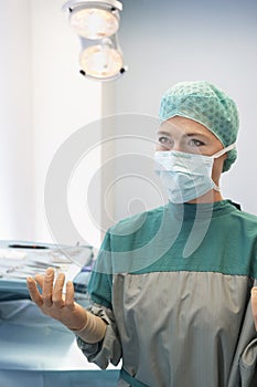Female Doctor Ready For Surgery