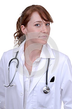 Female Doctor With Stethoscope