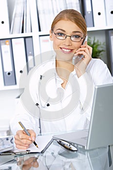 Female doctor in surgery