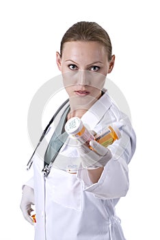 Female Doctor at Work