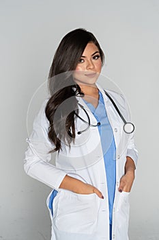 Female Doctor Working In A Hospital