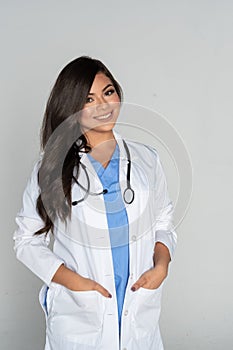 Female Doctor Working In A Hospital