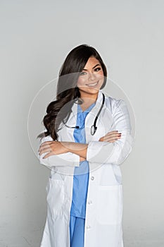 Female Doctor Working In A Hospital