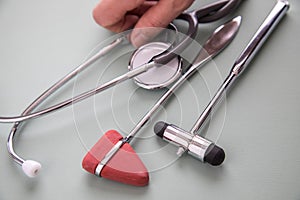 Female Doctor working with stethoscope