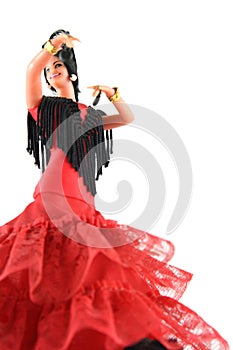 Female doll from Spain dancing