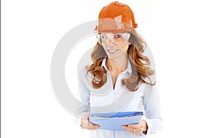 Female engineer portrait