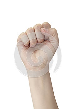 Female fist photo