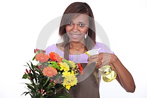 Female florist