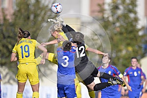 Female football game