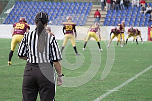 Female Football referee