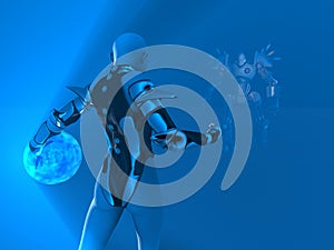 Female future soldier