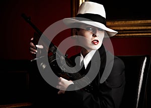 Female gangster photo