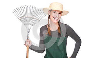 Female gardener