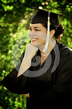 Female Graduating