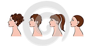 Female hair styles