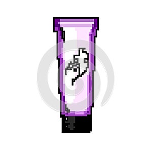 female hand cream game pixel art vector illustration