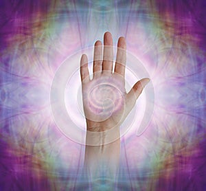 Palm Chakra with Pranic Vortex healing energy