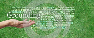 Grounding earthing Word Tag Cloud photo