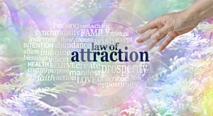 Make use of the Law of Attraction Word Cloud photo