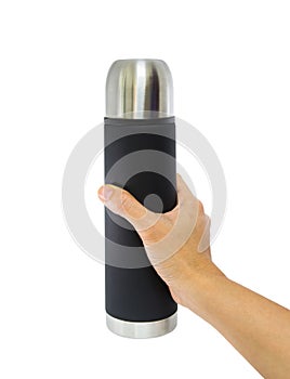 Female Hand and Thermos Flask III