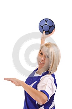 Female handball player