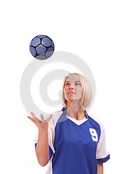 Female handball player