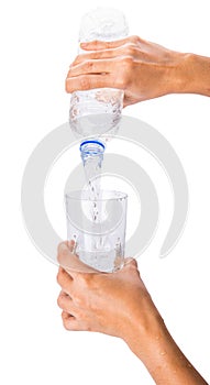 Female Hands Pouring Water II