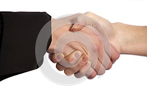 Female handshake