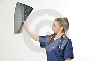 Female Healthcare Professional - x-ray