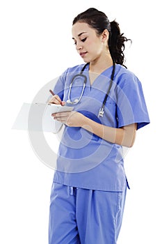 Female healthcare worker