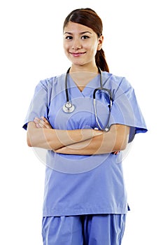 Female healthcare worker