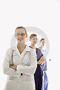Female healthcare workers