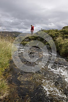 Female Hiker on the Southern Kungsleden