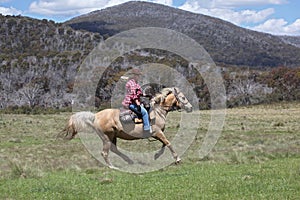 Female horse rider