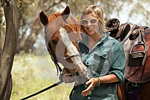 Female horse rider